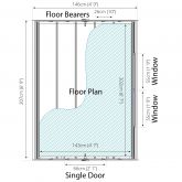 image for Overlap Apex with Single Door 7x5