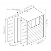 image for Overlap Apex with Single Door 7x5