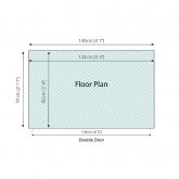 image for Overlap Double Door Mower Store 5x3
