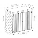 image for Overlap Double Door Mower Store 5x3