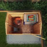 image for Overlap Reverse Apex with Single Door 6x4