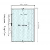 image for Overlap Reverse Apex with Single Door 6x4