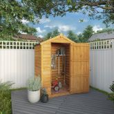 image for Overlap Apex Single Door Windowless 3x4