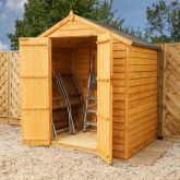 image for Overlap Apex with Double Doors Windowless 6x4