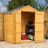 image for Overlap Apex with Double Doors Windowless 6x4