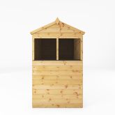 image for Shiplap Reverse Apex with Single Door 6x4