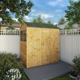 image for Shiplap Reverse Apex with Single Door 6x4