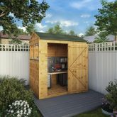 image for Shiplap Reverse Apex with Single Door 6x4