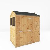 image for Shiplap Reverse Apex with Single Door 6x4