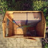 image for Shiplap Reverse Apex with Single Door 7x5