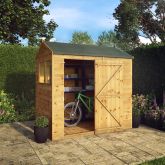 image for Shiplap Reverse Apex with Single Door 7x5