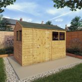 image for Shiplap Reverse Apex with Single Door 10x6