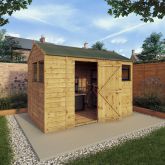 image for Shiplap Reverse Apex with Single Door 10x6