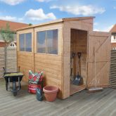 image for Premium Shiplap Pent Shed 8x4