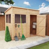 image for Premium Shiplap Pent Shed 8x4