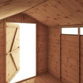 image for Shiplap Security Apex with Single Door 8x6