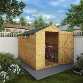 image for Shiplap Security Apex with Single Door 8x6