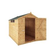 image for Shiplap Security Apex with Single Door 8x6