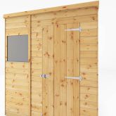 image for Shiplap Pent with Single Door 6x4