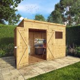 image for Premium Shiplap Pent Shed 10x6