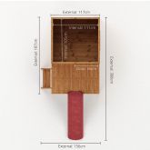 image for Snug Playhouse with Tower and Slide