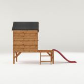image for Snug Playhouse with Tower and Slide