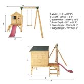 image for Snug Playhouse with Tower and Activity Set