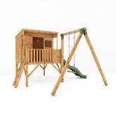 image for Pent Style Playhouse with Tower and Activity Set