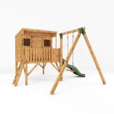 image for Pent Style Playhouse with Tower and Activity Set