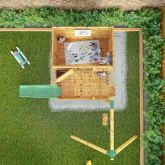 image for Pent Style Playhouse with Tower and Activity Set