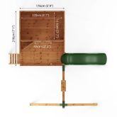 image for Pent Style Playhouse with Tower and Activity Set