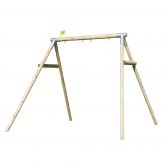 image for Double Round Wood Swing Frame