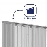 image for Absco Space Saver Grey Metal Pent Shed 5x3
