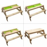 image for Deluxe Picnic Table Sandpit