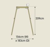 image for Forest Single Swing Set