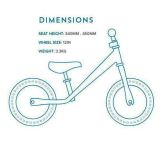 image for Kiddimoto Super Junior Red Balance Bike